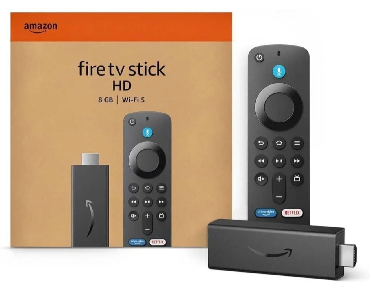 Fire TV Stick Lite com controle e comando de voz alexa Novo Lacrado