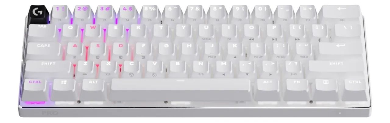 Teclado sem fio Logitech G Pro X 60 Lightspeed White - Foto 5