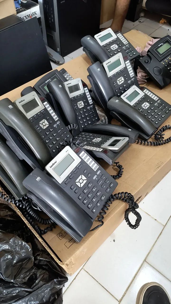 Lote de telefones VOIP Intelbras( vendo tb na unidade) - Foto 2