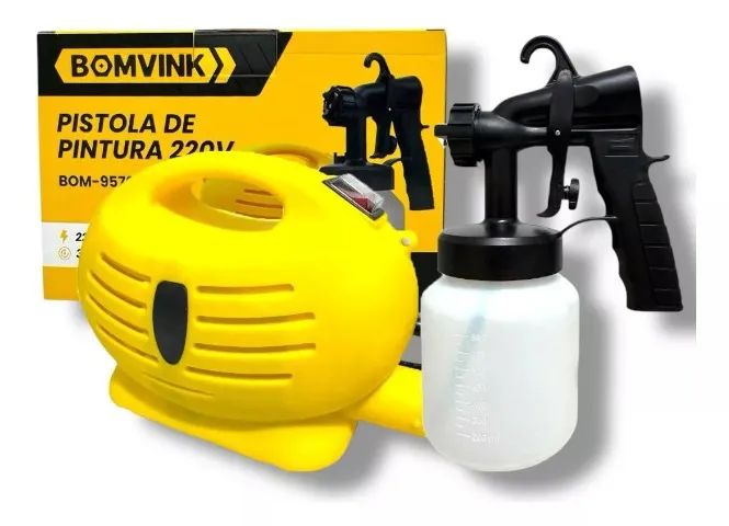Pistola Eletrica p/ Pintura 500ml/min 650w 220v (BOM-9570) - Bomvink