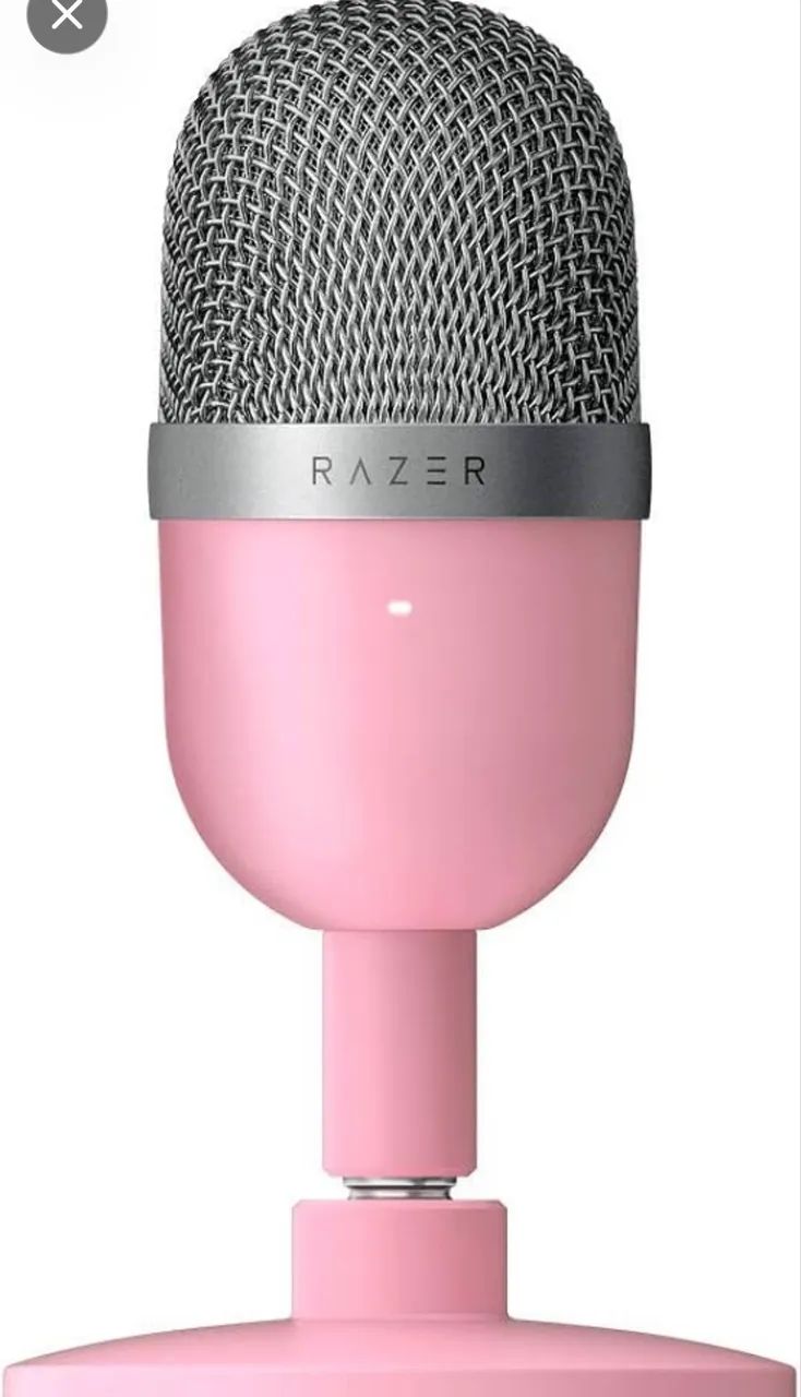 Microfone Razer Seiren Mini Rosa Quartzo - Foto 2