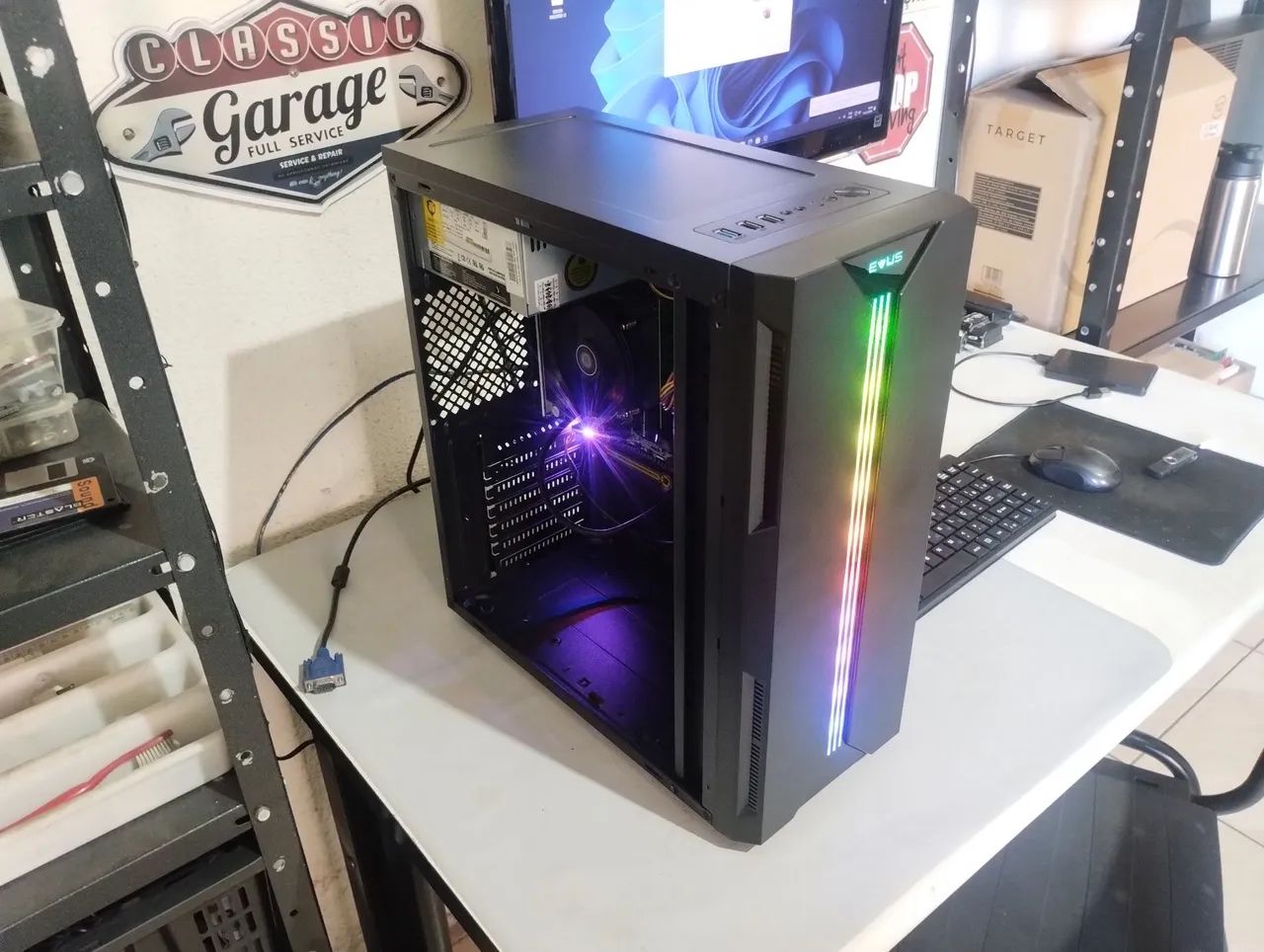 CPU "TORRE" i5 3.00GHz, 12GB, SSD: 128GB Nova na Caixa (900,00 no Pix) - Foto 3