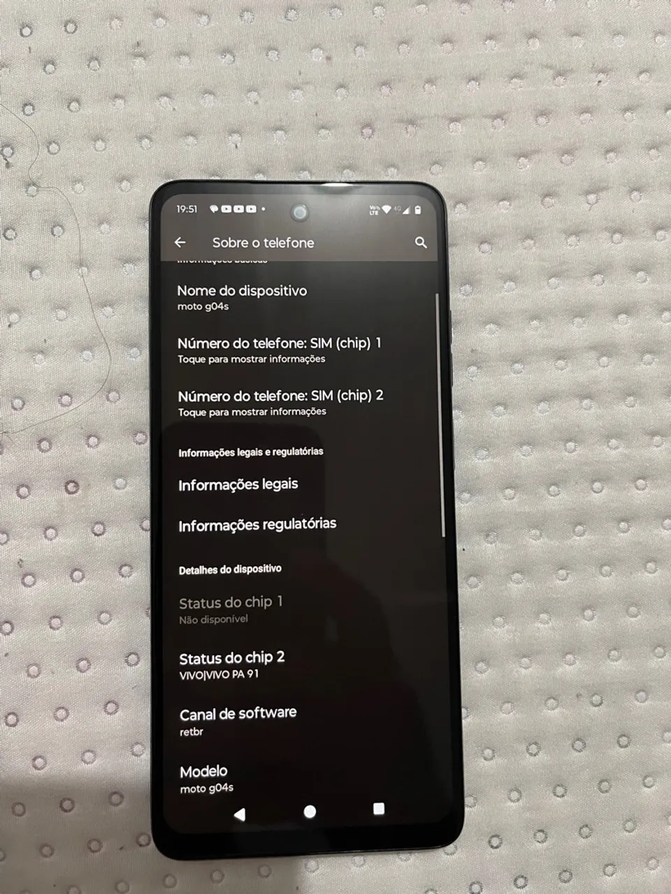 Vendo Moto g 04s Novo na caixa