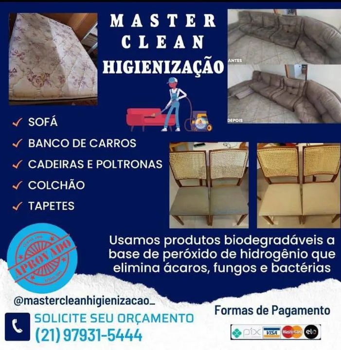 Higienização e limpeza 