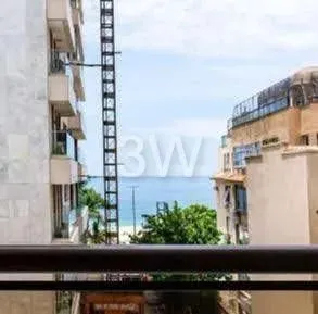 IPANEMA - Excelente Flat- com vista mar da varanda com 83 metros - Rio de Janeiro - RJ
