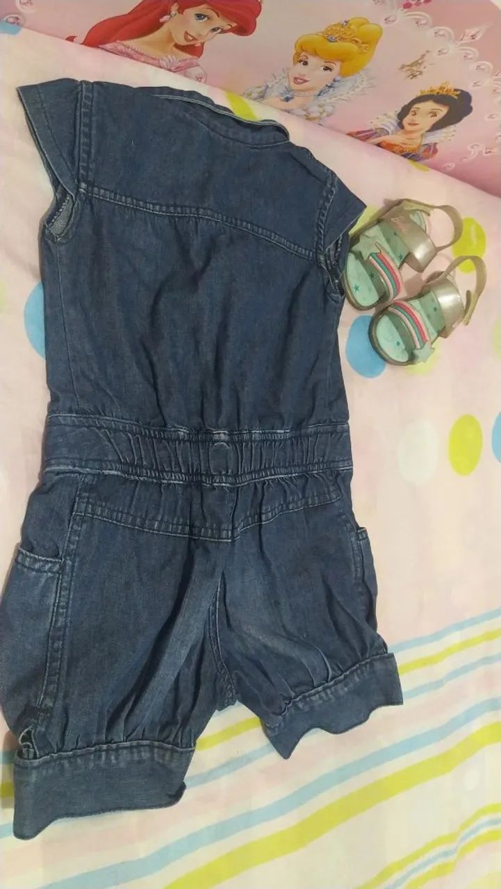 Macacão Jeans + Sandália da barbie - Foto 2