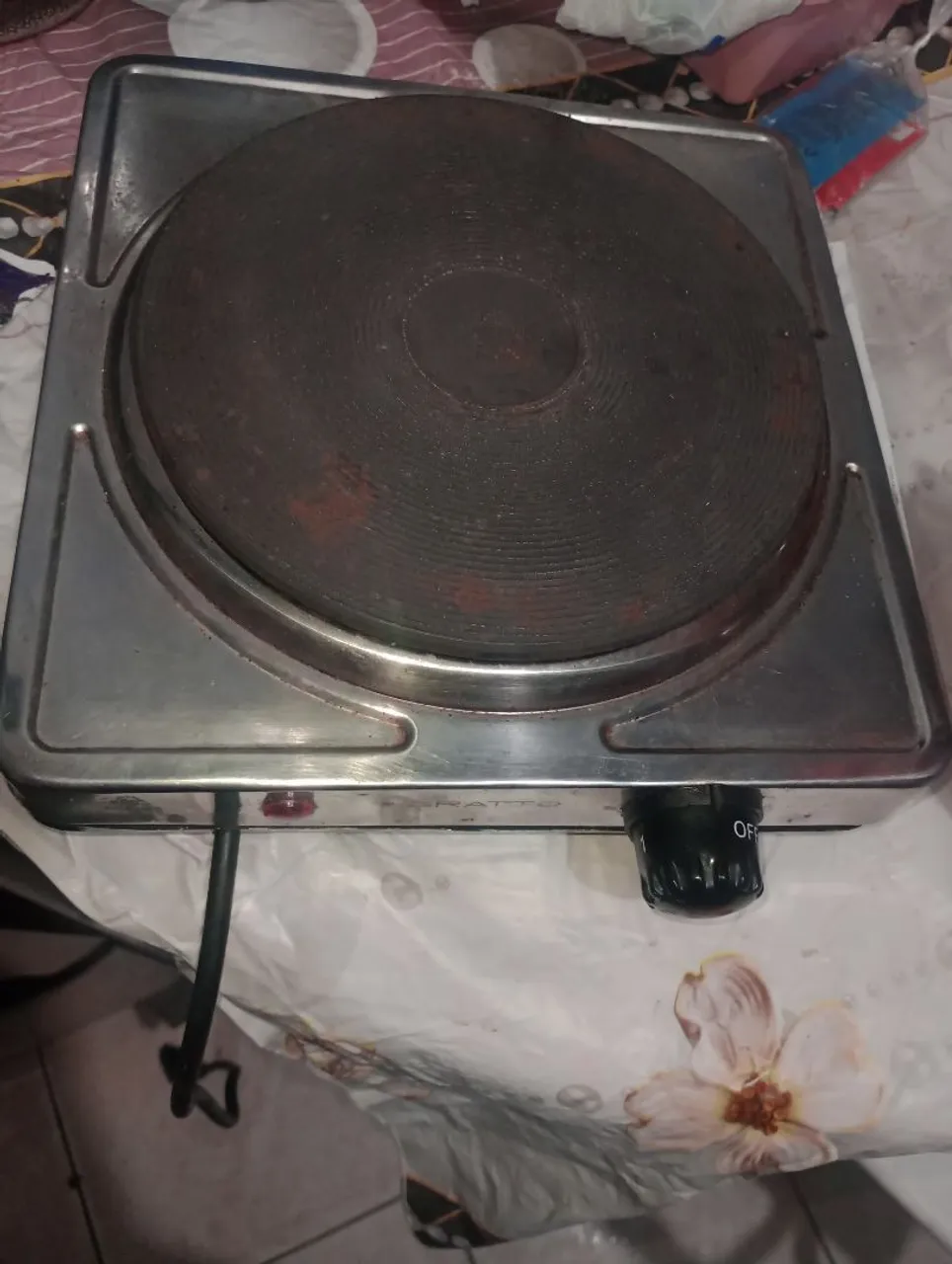 Mini Fogão Elétrico Portátil - Ideal para Cozinhas Compactas