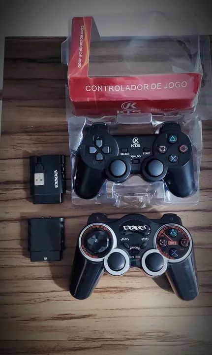 Kit 2 Controles p Playstation 2 - Excelente  - Foto 2
