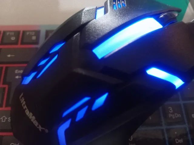Teclado e Mouse Gamer Com Luz Colorida - Foto 3