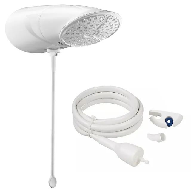 Chuveiro Top Jet Branco 4T 6400w Lorenzetti - Foto 4