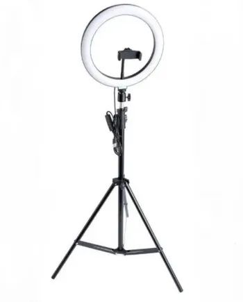 Iluminador Ring Light 12 Polegadas 30cm Tripé De 2,10 m e Suporte para Celular z1047 - Foto 2