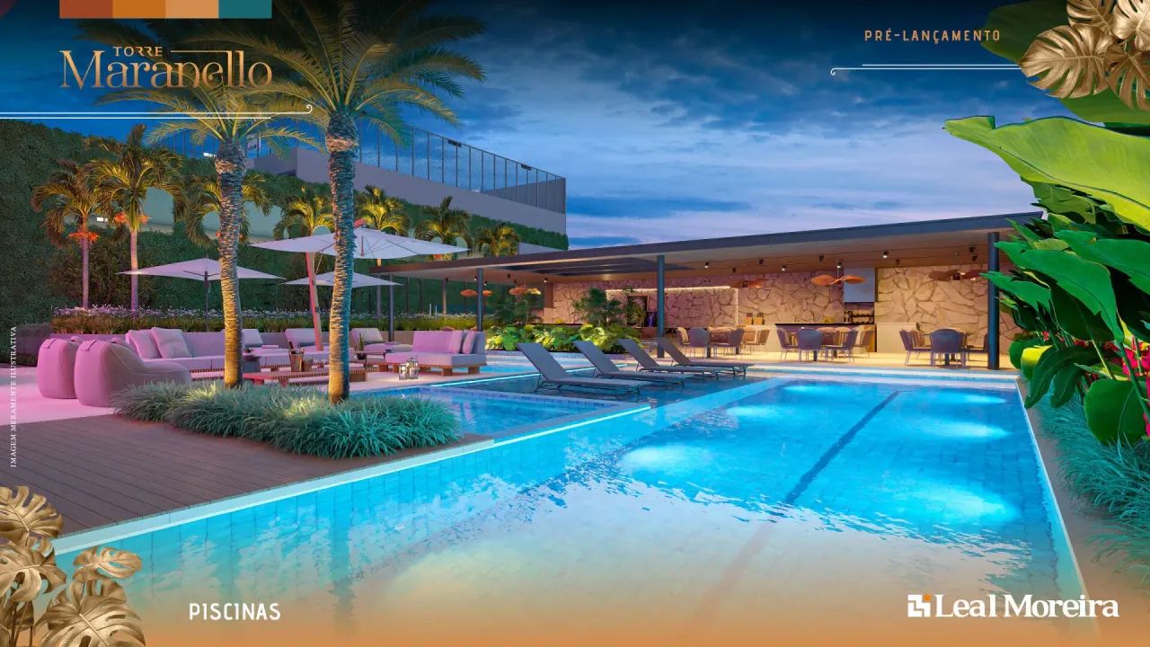 Torre Maranello: Mais com conforto em apto de luxo com piscina e varanda gourmet