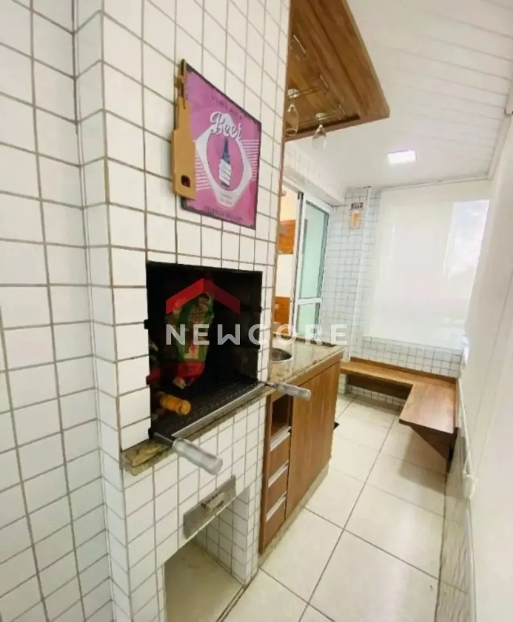 Apartamento em Rua Copacabana - Guilhermina - Praia Grande/SP