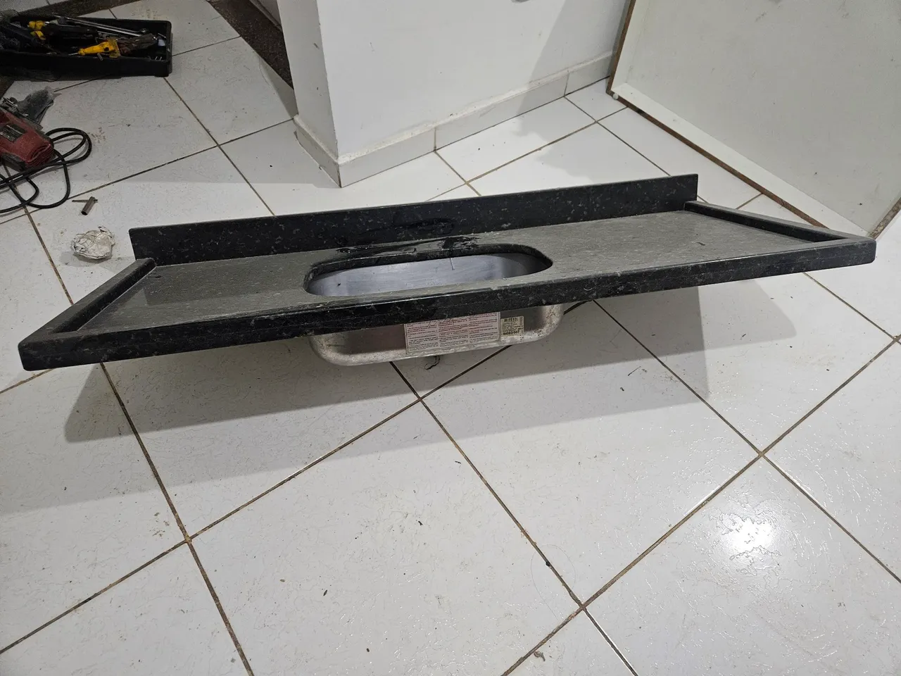 Bancada de Granito com Cuba