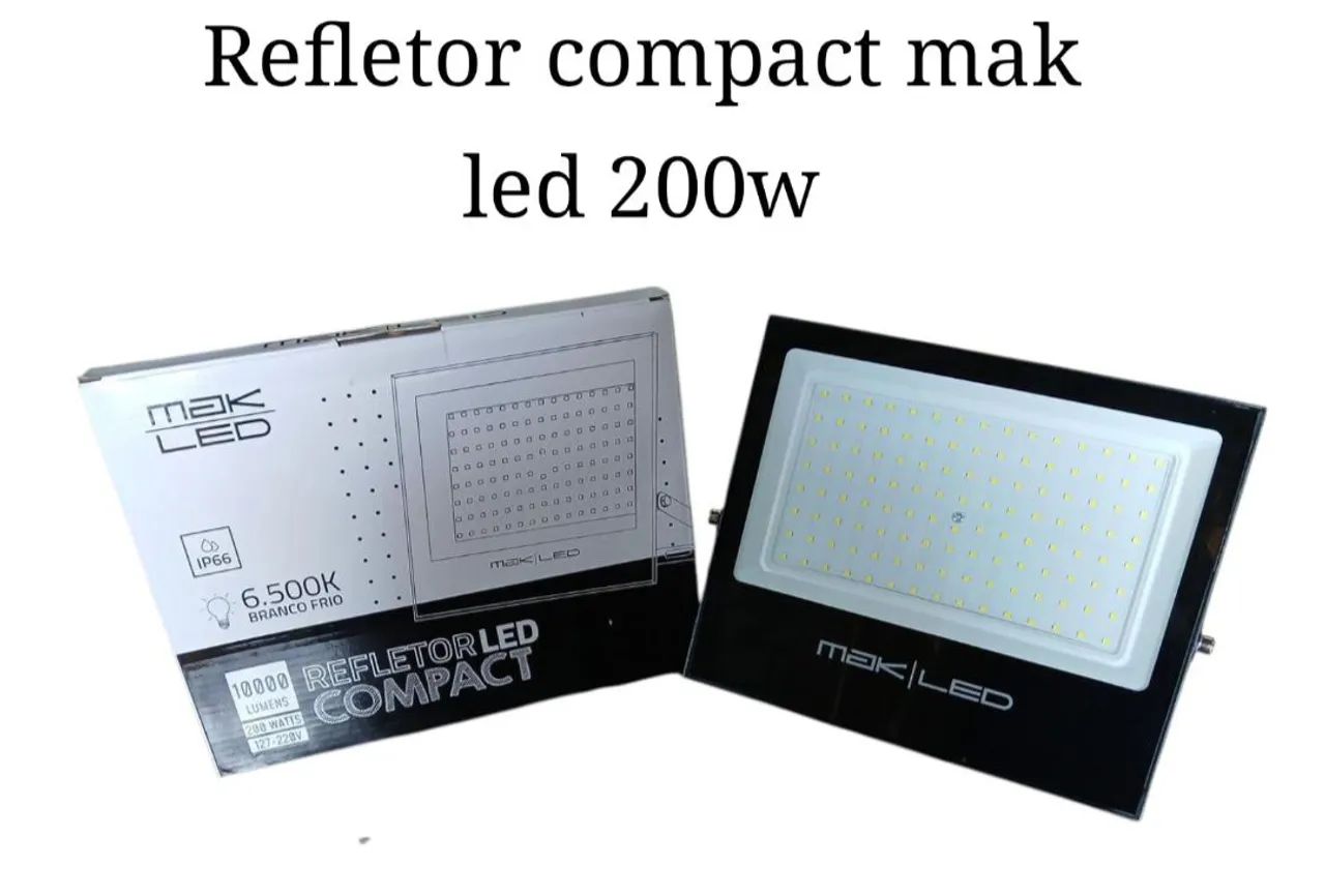 Refletor LED 200w Compact Mak