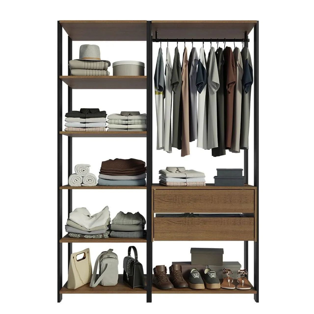 Guarda-Roupa Closet Moderno e Funcional