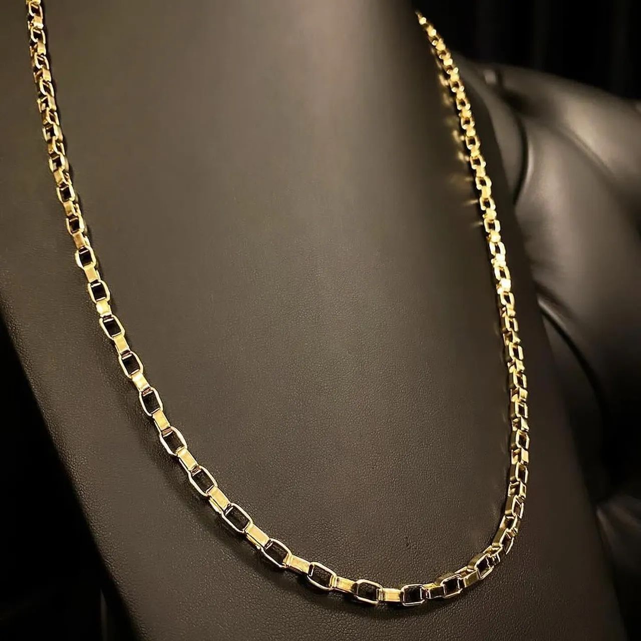 CORRENTES MASCULINAS BANHADAS A OURO 18K  - Foto 2