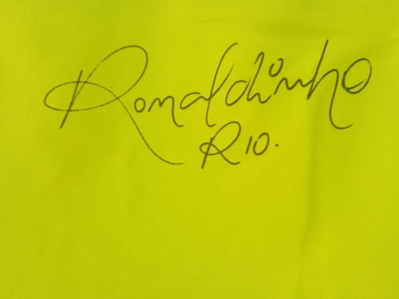 Camisa Barcelona 2005 / 2006 #10 Ronaldinho Autografada Certificada 3 - Foto 2