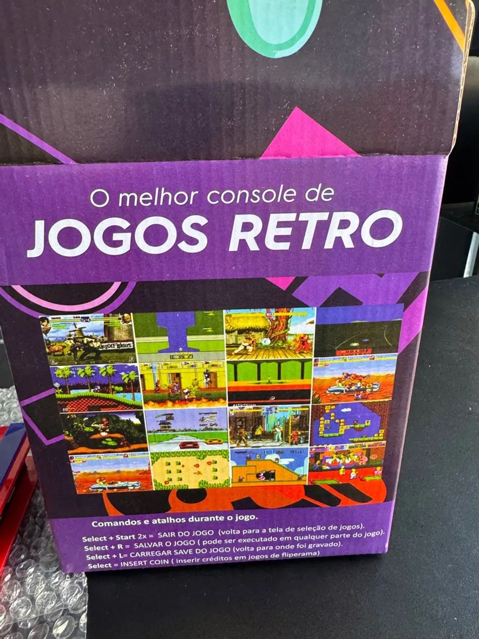 Console Retro com Jogos Clássicos - Diversão Garantida!
