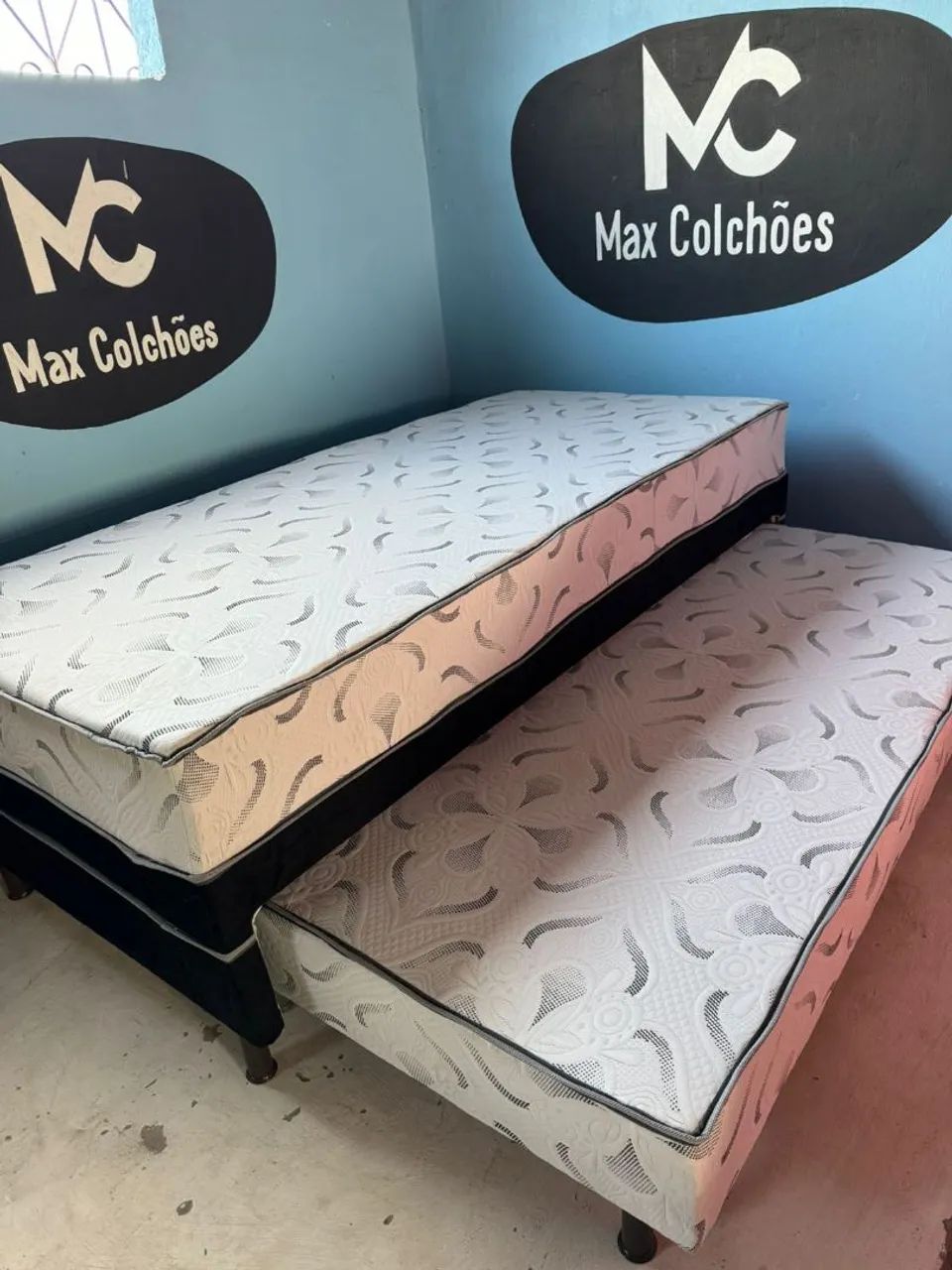 Cama Box Solteiro com Cama Auxiliar Molas Bonnel  - Foto 2