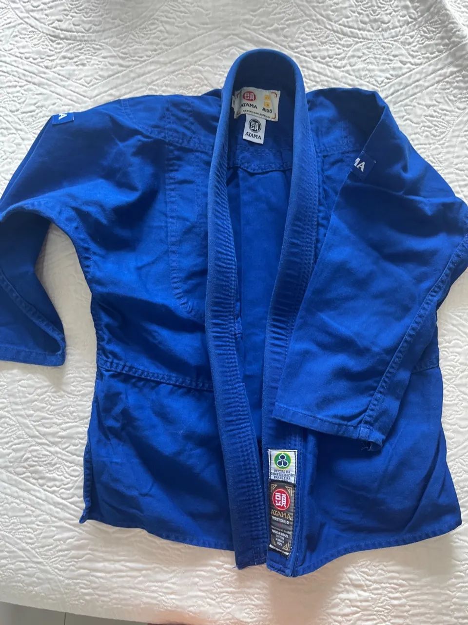 Kimono Atama Azul Infantil - Foto 3