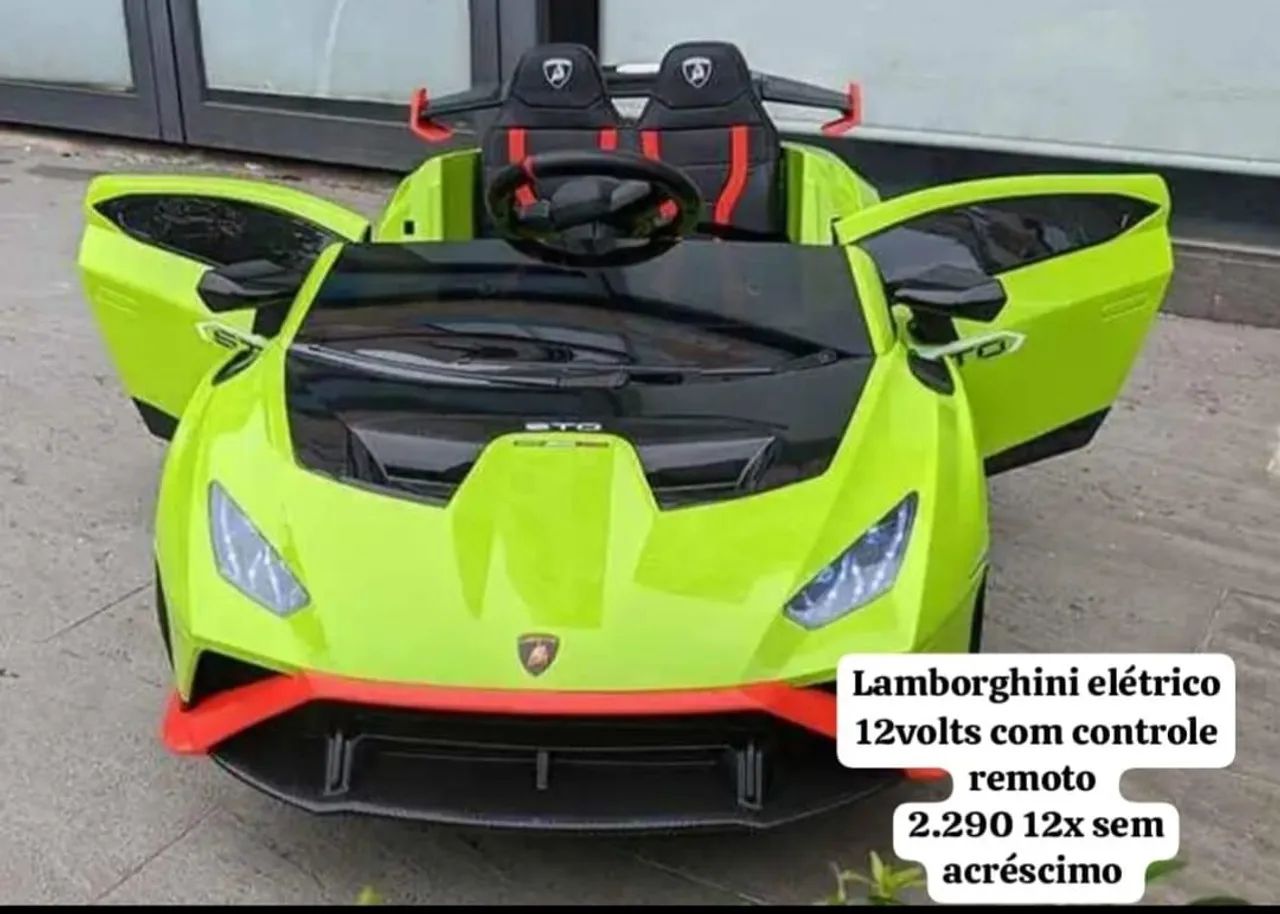 Carrinho elétrico infantil Lamborghini 