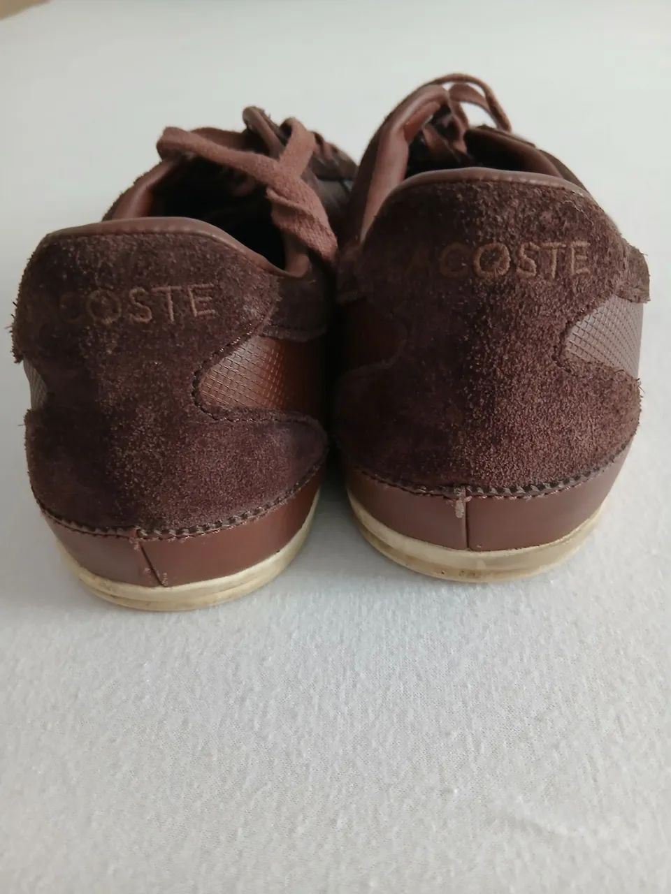 Tênis lacoste original marrom couro N40 - Foto 5