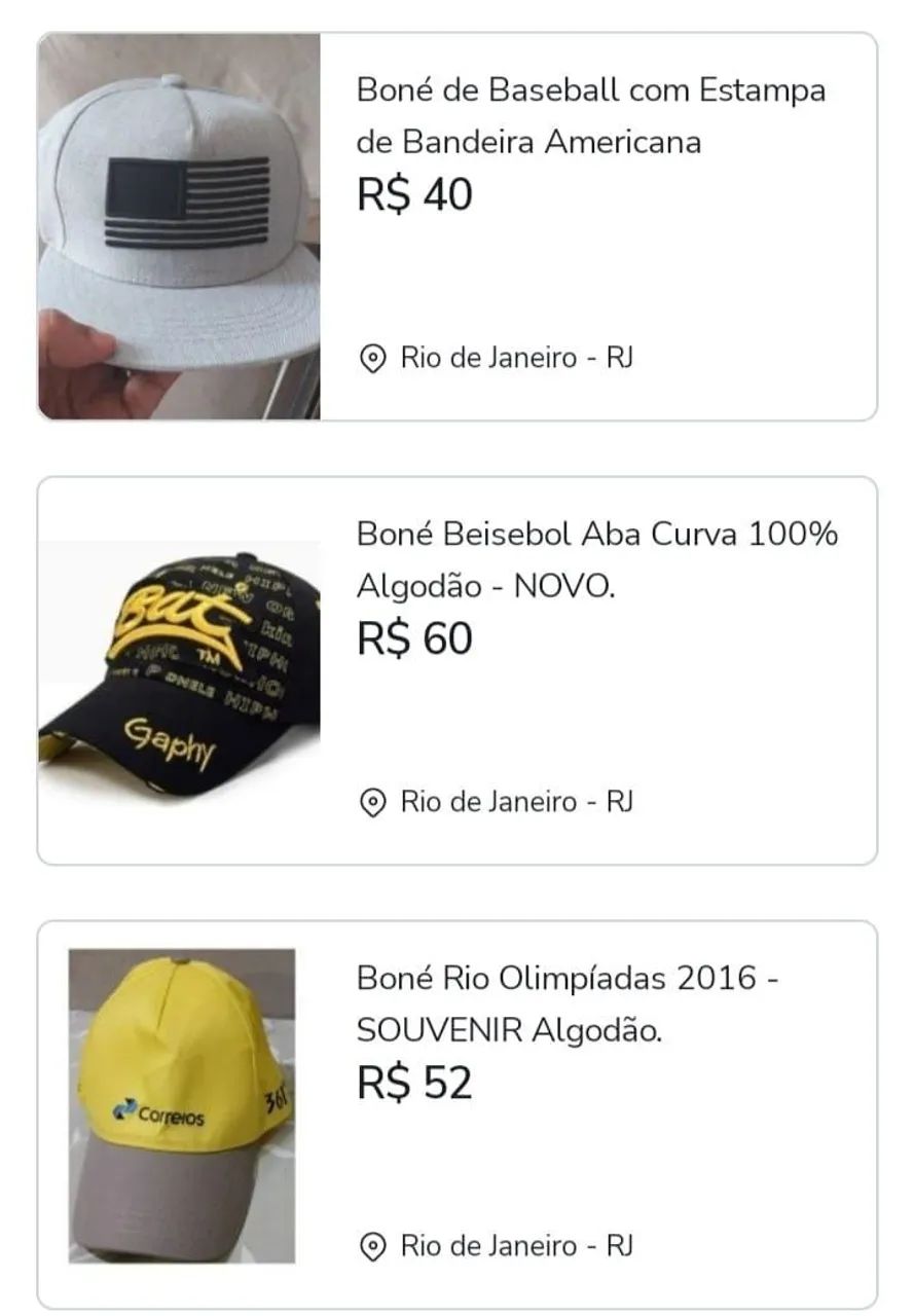 Bonés Diversos - NOVOS - Valor unitário* Ver disponibilidade** - Foto 4
