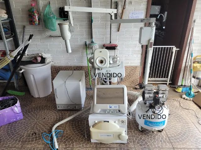 Lote com equipamentos odontológicos (somente venda)