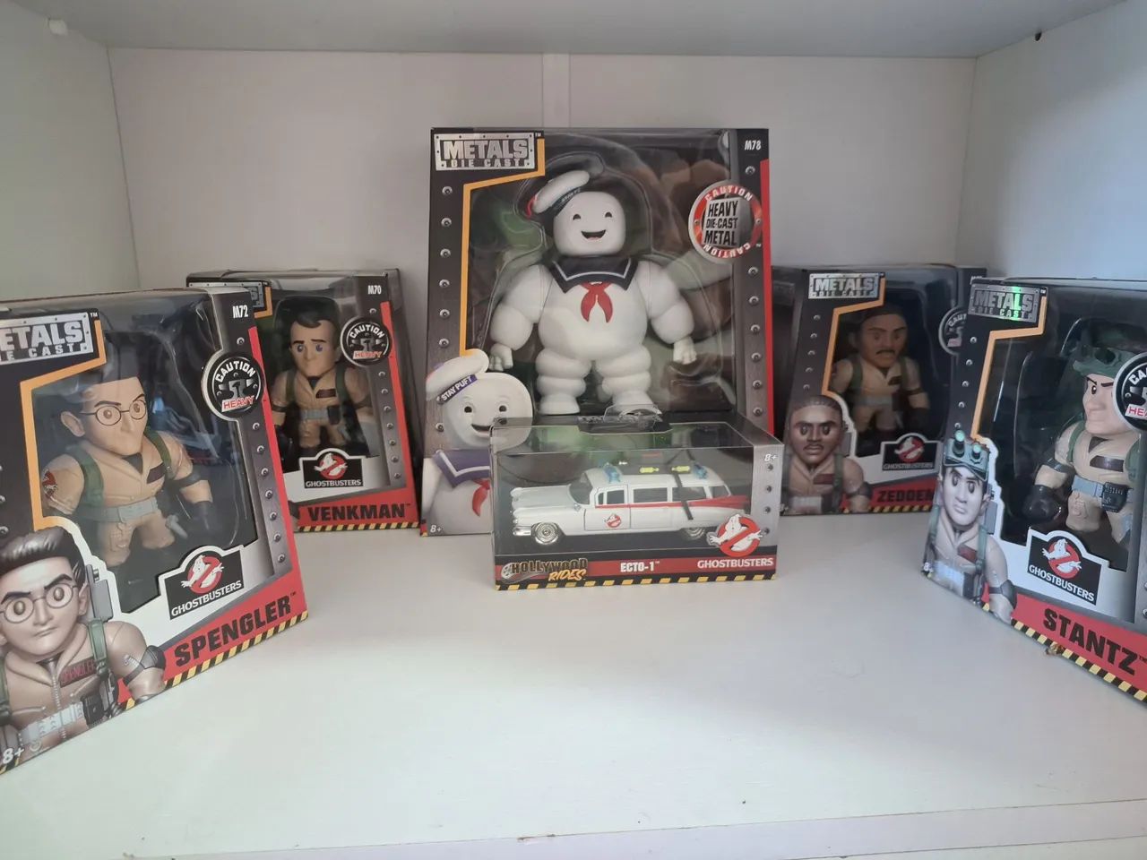 Coleção Ghostbusters Die-Cast Metalfigs