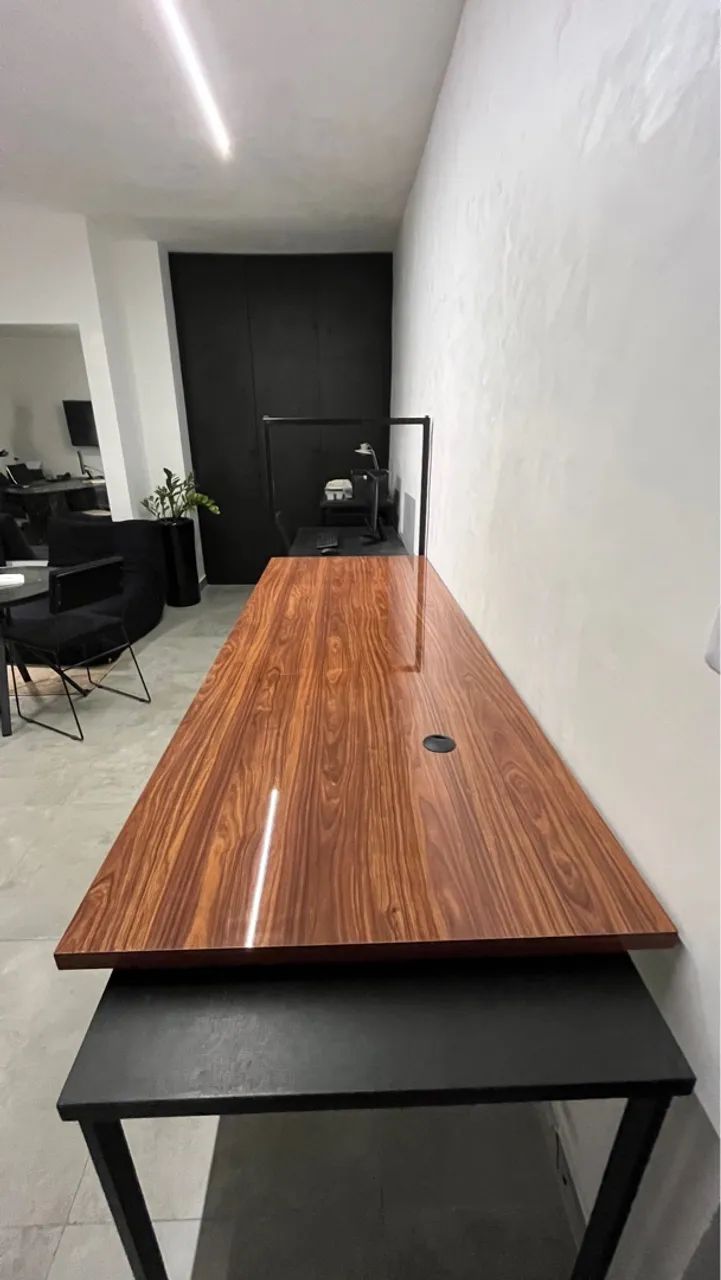 Mesa MDF Duratex 2.20 m x 0.80 m + pé metalon