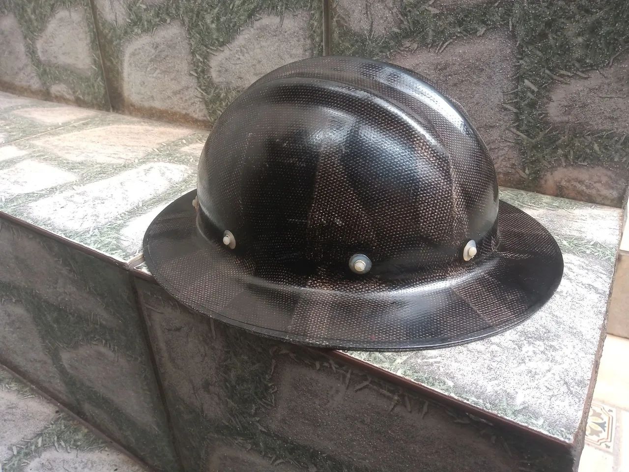 Vintage Worker Helmet