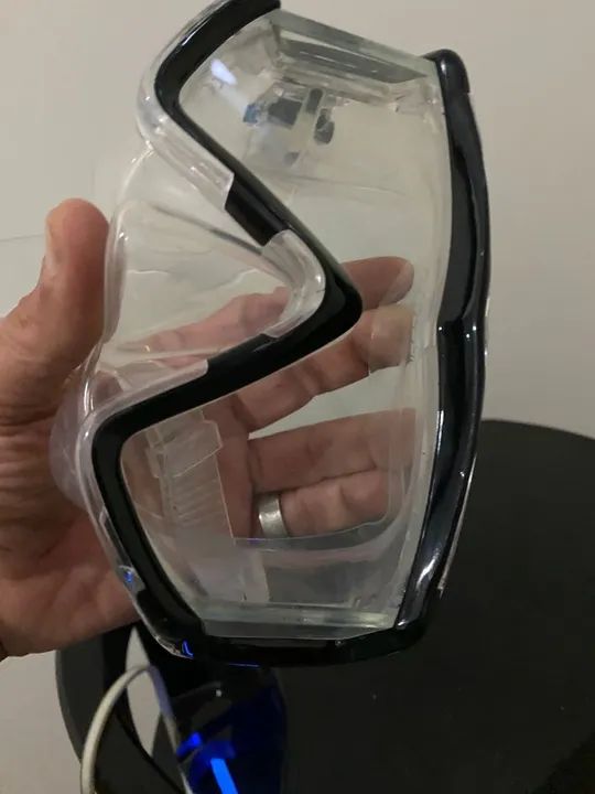 Máscara de Mergulho Profissional Cressi nova e no case - Foto 3