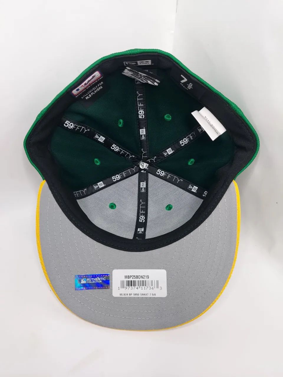 Boné Oakland Athletics verde - New era - 59fifty - Aba reta - Baseball - Foto 4