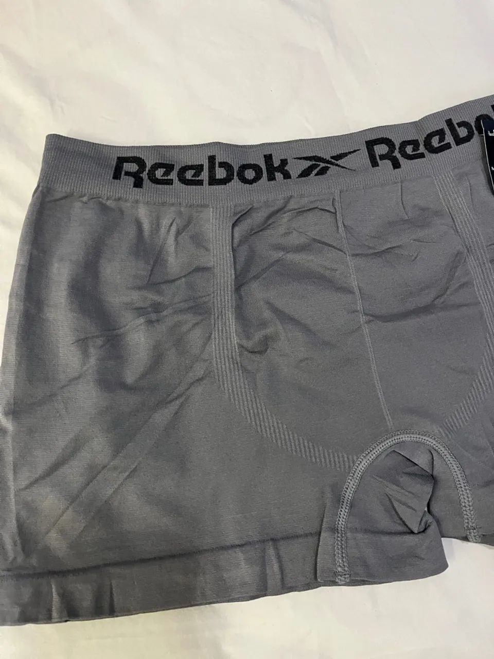 Cueca Boxer Reebok Cinza GG - Microfibra Sem Costura - Foto 5