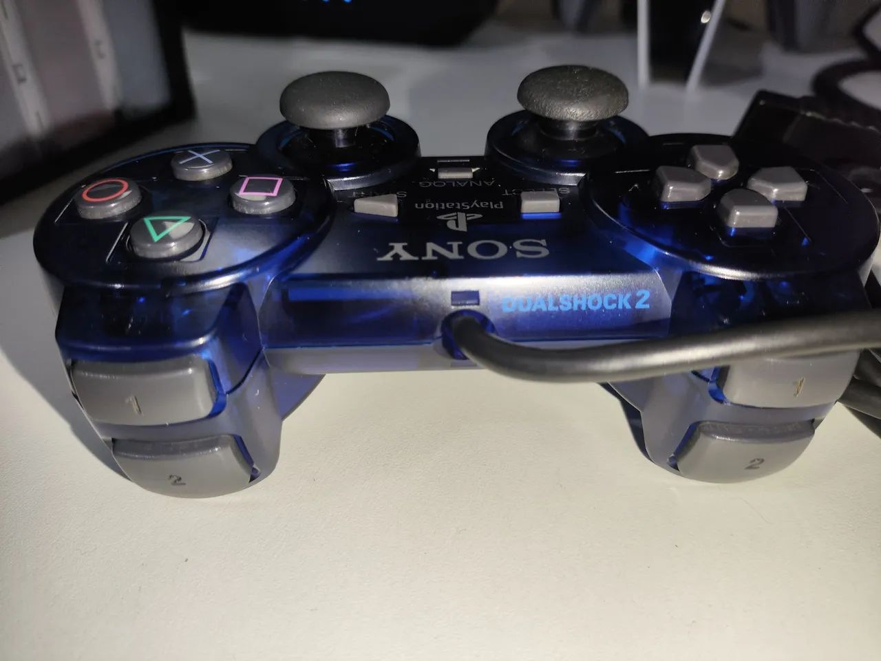 Controle joystick Midnight BLUE PS2 original  - Foto 5
