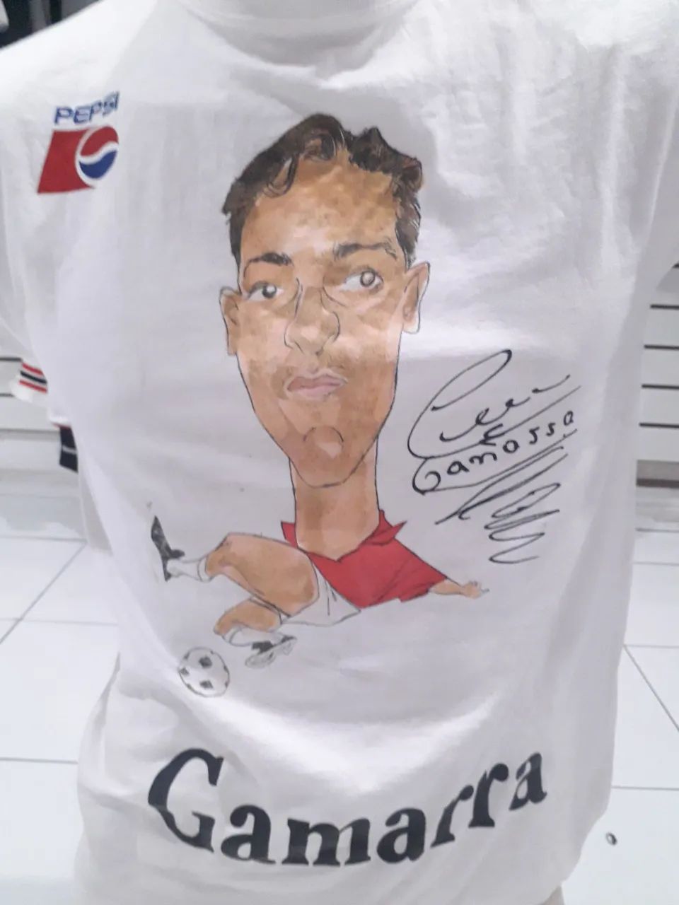 CAMISA PEPSI TEAM GAMARRA ANOS 90 - Foto 2