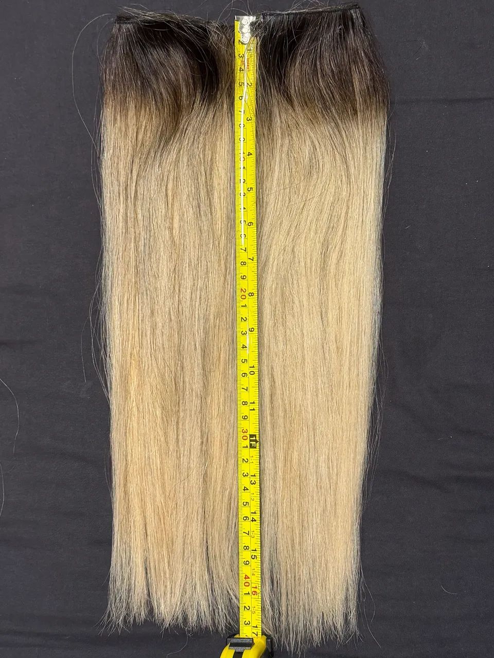 Cabelo Humano Brasileiro Loiro 44cm 120g  - Foto 2