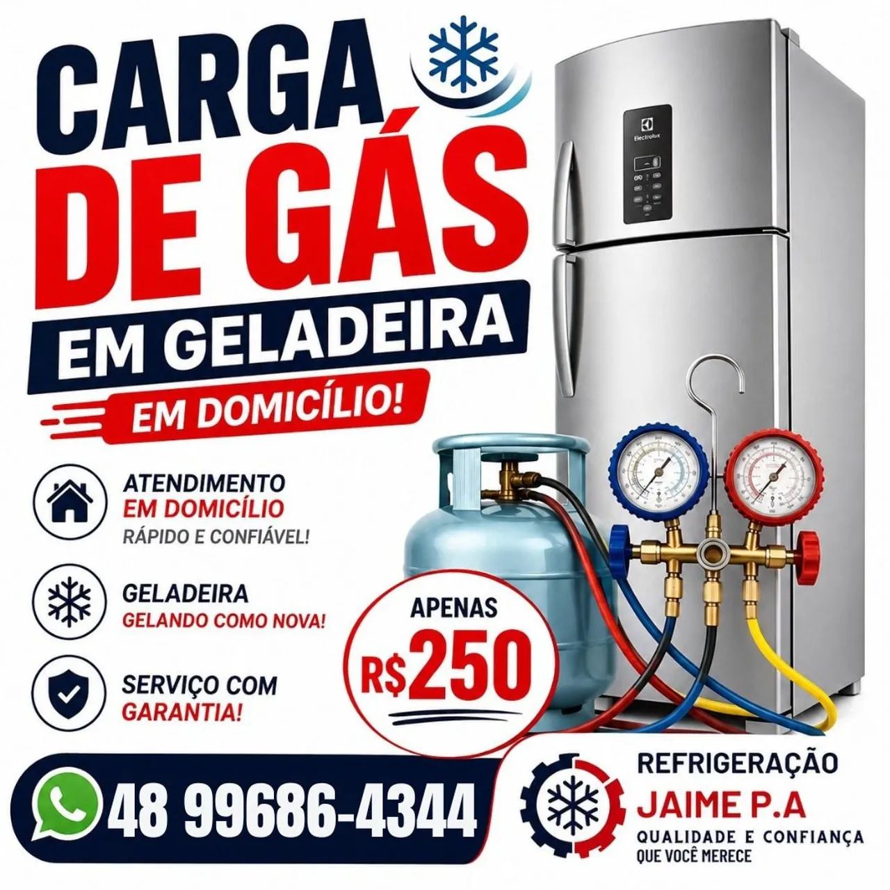 Concerto geladeira 