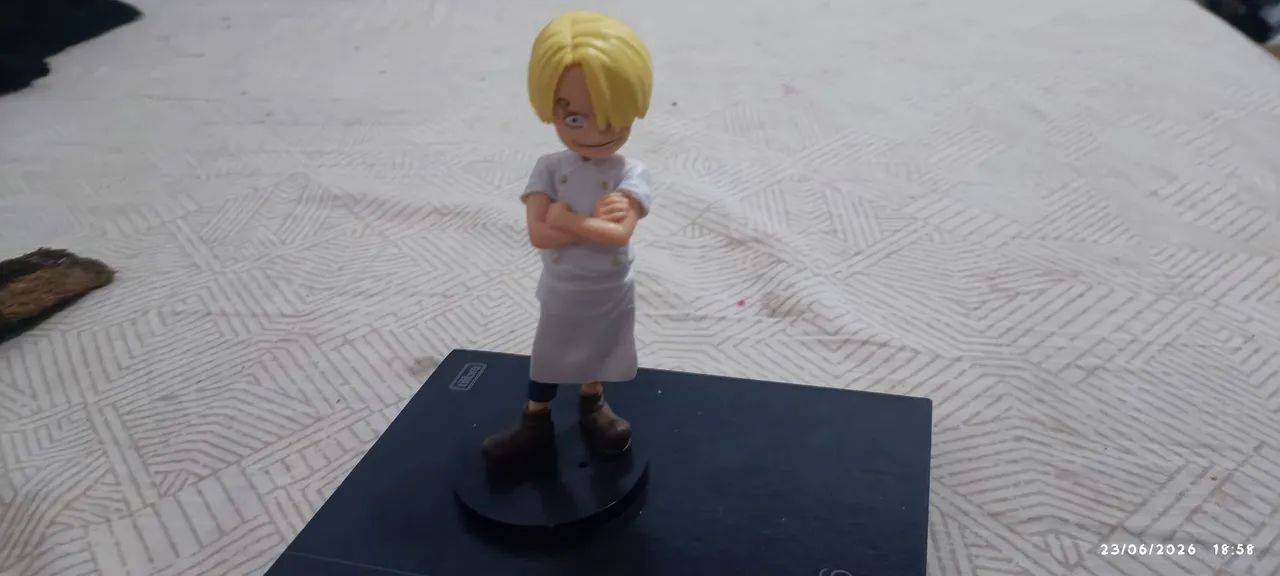 Kit 2 Action Figures One Piece - Luffy e Sanji Cozinheiro (Estilo Chibi Mini) - Foto 2
