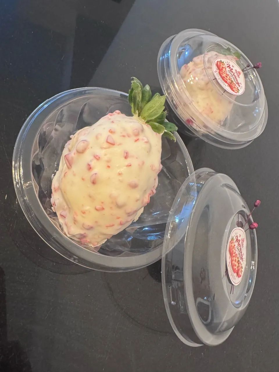 Morangos cravejados