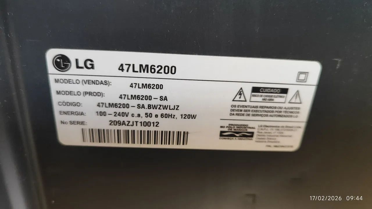 TV LG 47 polegadas com defeito - Foto 2