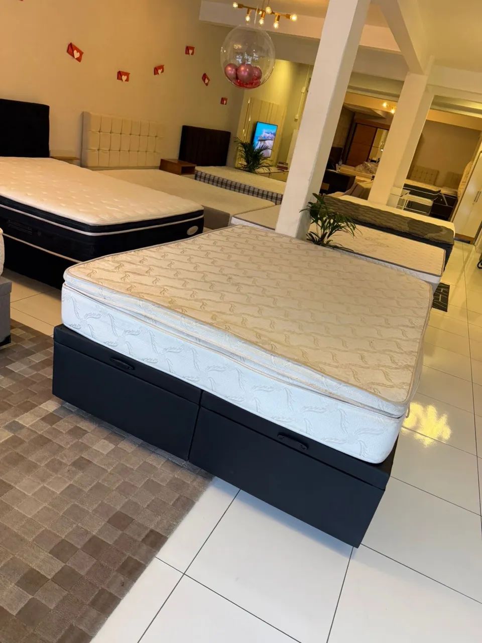 Cama BAÚ Queen Size e colchão - entregamos
