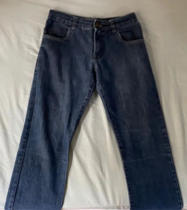 Calças Jeans nº 38 - Preta e Azul - Foto 2