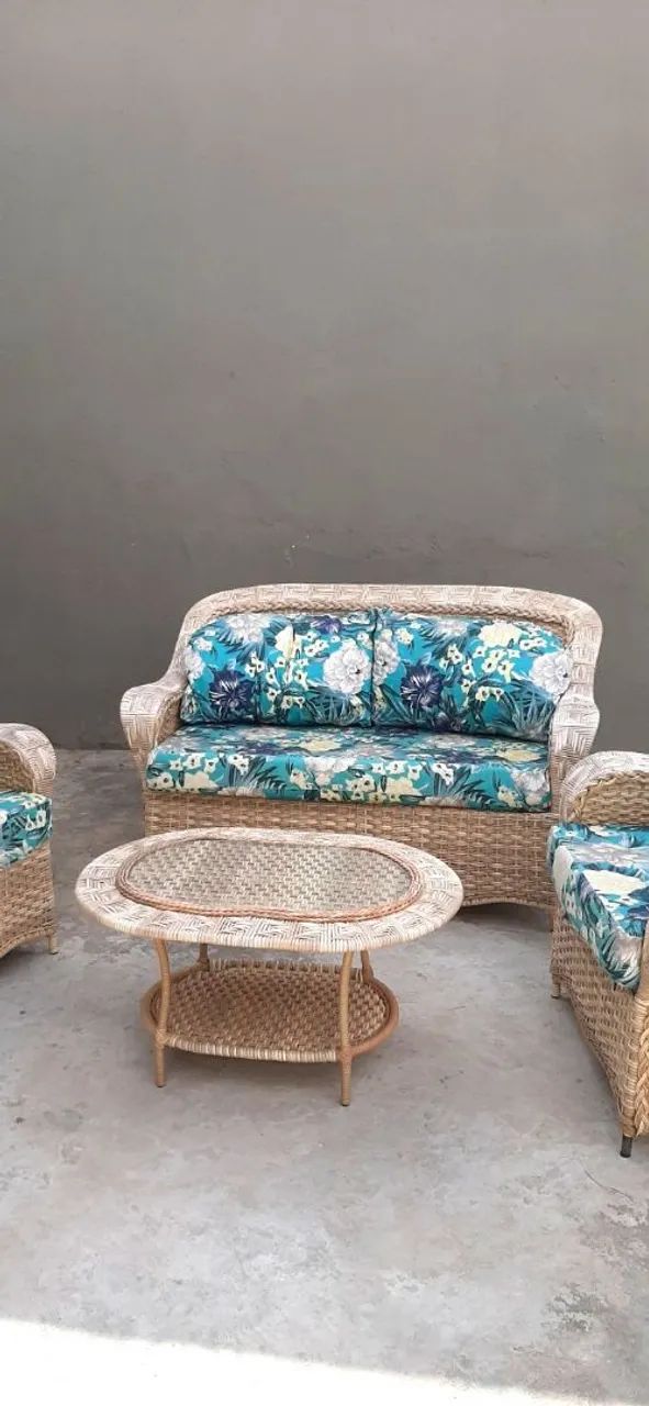 Conjunto sofá p/ área externa. NÃO FAÇO ENTREGA! - Foto 2