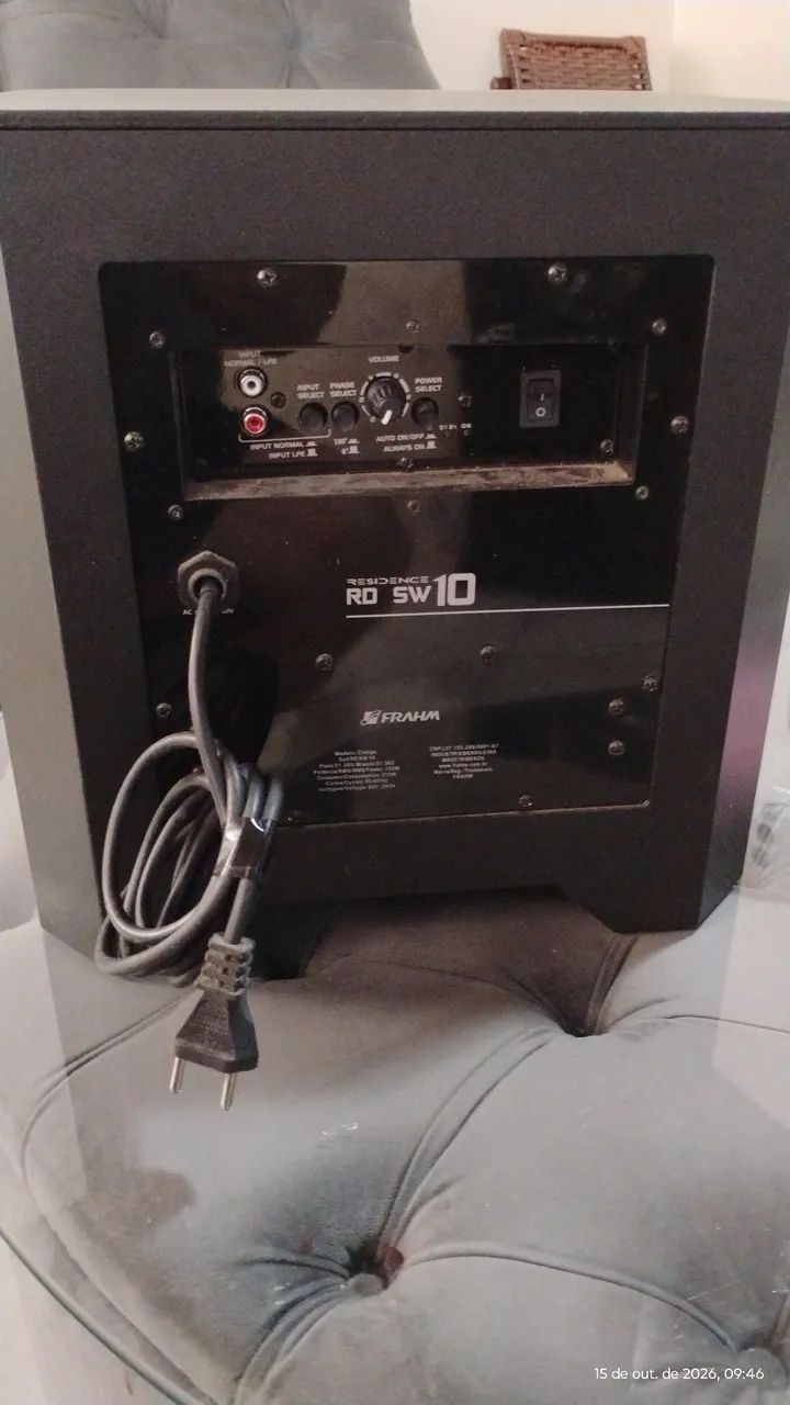 Vendo caixa amplificada subwoofer frahm 10 polegadas 