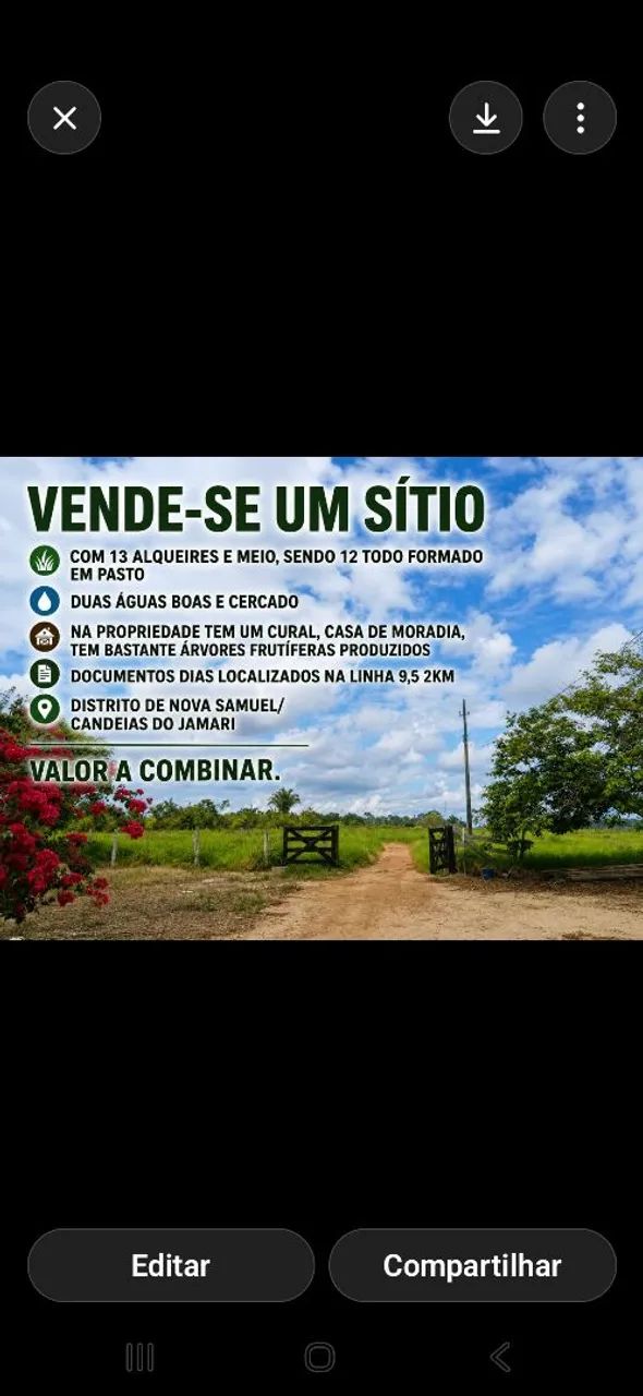 Vende-se um sitio
