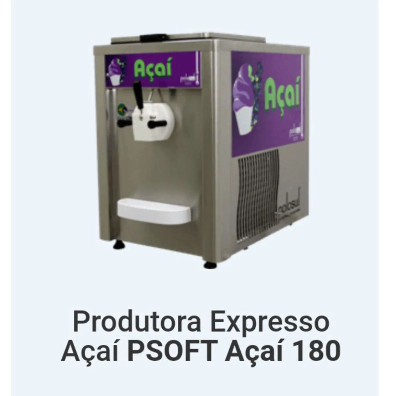 Máquina de açaí Frozen (liquidação)