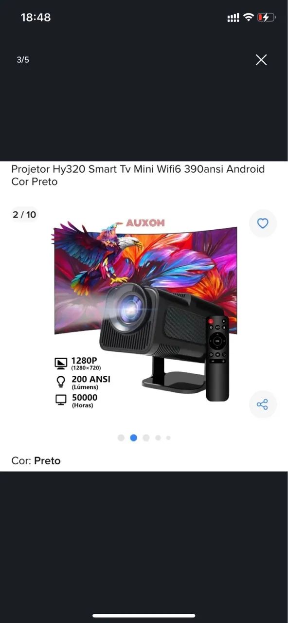 Projetor Smart Hy320