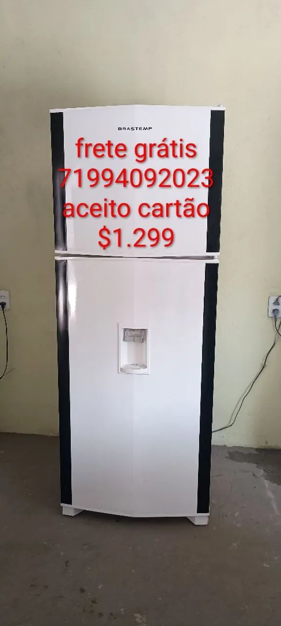 Brastemp duplex Frost Free GIGANTE 460L $1.299 frete grátis *23